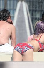 KELLY OSBOURNE in Bikini at a Pool in Sydney
