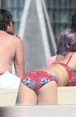 KELLY OSBOURNE in Bikini at a Pool in Sydney
