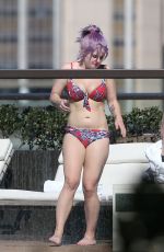 KELLY OSBOURNE in Bikini at a Pool in Sydney