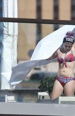 KELLY OSBOURNE in Bikini at a Pool in Sydney