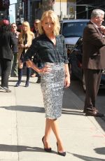 KELLY RIPA Arrives at The Late Show with David Letterman