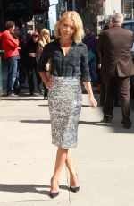 KELLY RIPA Arrives at The Late Show with David Letterman