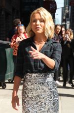 KELLY RIPA Arrives at The Late Show with David Letterman