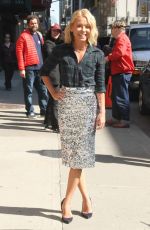 KELLY RIPA Arrives at The Late Show with David Letterman