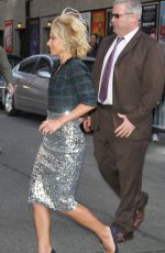 KELLY RIPA Arrives at The Late Show with David Letterman