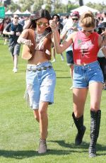 KENDALL and KYILE JENNER and HAILEY BALDWIN at Coachella Music Festival, Day 1