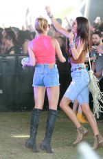KENDALL and KYILE JENNER and HAILEY BALDWIN at Coachella Music Festival, Day 1