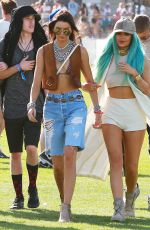 KENDALL and KYILE JENNER and HAILEY BALDWIN at Coachella Music Festival, Day 1