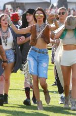 KENDALL and KYILE JENNER and HAILEY BALDWIN at Coachella Music Festival, Day 1