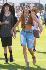 KENDALL and KYILE JENNER and HAILEY BALDWIN at Coachella Music Festival, Day 1
