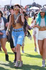 KENDALL and KYILE JENNER and HAILEY BALDWIN at Coachella Music Festival, Day 1