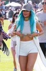KENDALL and KYILE JENNER and HAILEY BALDWIN at Coachella Music Festival, Day 1