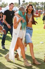 KENDALL and KYILE JENNER and HAILEY BALDWIN at Coachella Music Festival, Day 1