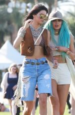 KENDALL and KYILE JENNER and HAILEY BALDWIN at Coachella Music Festival, Day 1