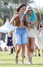 KENDALL and KYILE JENNER and HAILEY BALDWIN at Coachella Music Festival, Day 1