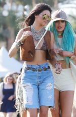 KENDALL and KYILE JENNER and HAILEY BALDWIN at Coachella Music Festival, Day 1