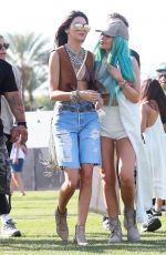 KENDALL and KYILE JENNER and HAILEY BALDWIN at Coachella Music Festival, Day 1