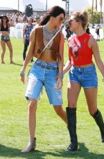 KENDALL and KYILE JENNER and HAILEY BALDWIN at Coachella Music Festival, Day 1