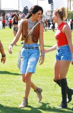 KENDALL and KYILE JENNER and HAILEY BALDWIN at Coachella Music Festival, Day 1