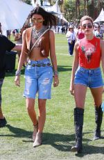 KENDALL and KYILE JENNER and HAILEY BALDWIN at Coachella Music Festival, Day 1