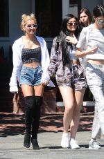 KENDALL and KYLIE JENNER Out for Lunch in Los Angeles