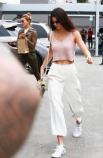 KENDALL JENNER and HAILEY BALDWIN at a Pancake House in West Hollywood 04/23/2015