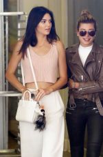 KENDALL JENNER and HAILEY BALDWIN at a Pancake House in West Hollywood 04/23/2015