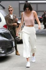 KENDALL JENNER and HAILEY BALDWIN at a Pancake House in West Hollywood 04/23/2015
