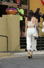 KENDALL JENNER and KHLOE KARDASHIAN at a Church in Agoura Hills