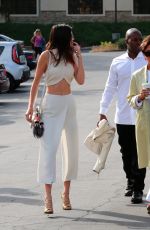 KENDALL JENNER and KHLOE KARDASHIAN at a Church in Agoura Hills