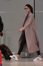 KENDALL JENNER Arrives at JFK Airport in New York 04/25/2015