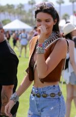 KENDALL JENNER at Coachella Music Festival, Day 1