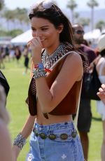 KENDALL JENNER at Coachella Music Festival, Day 1