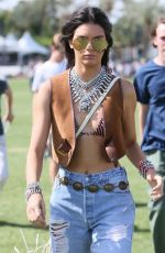 KENDALL JENNER at Coachella Music Festival, Day 1