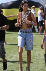 KENDALL JENNER at Coachella Music Festival, Day 1