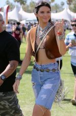 KENDALL JENNER at Coachella Music Festival, Day 1