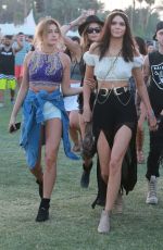 KENDALL JENNER at Coachella Music Festival, Day 2