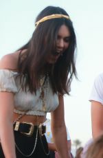 KENDALL JENNER at Coachella Music Festival, Day 2