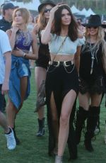 KENDALL JENNER at Coachella Music Festival, Day 2