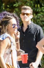 KENDALL JENNER at Regroupd Retreat Coachella Pool Party in Bermuda Dunes