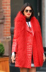 KENDALL JENNER on the Set of a Photoshoot in New York