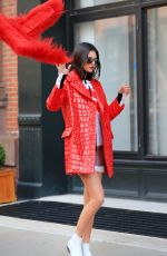 KENDALL JENNER on the Set of a Photoshoot in New York