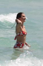 KERI RUSSEL in Bikini on the Beach in Miami