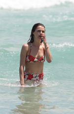KERI RUSSEL in Bikini on the Beach in Miami