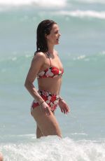 KERI RUSSEL in Bikini on the Beach in Miami