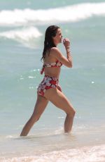 KERI RUSSEL in Bikini on the Beach in Miami