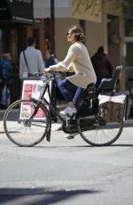 KERI RUSSELL Out and About in Brooklyn 04/28/2015