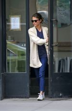 KERI RUSSELL Out and About in Brooklyn 04/28/2015