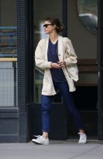 KERI RUSSELL Out and About in Brooklyn 04/28/2015