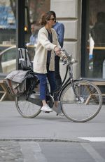 KERI RUSSELL Out and About in Brooklyn 04/28/2015